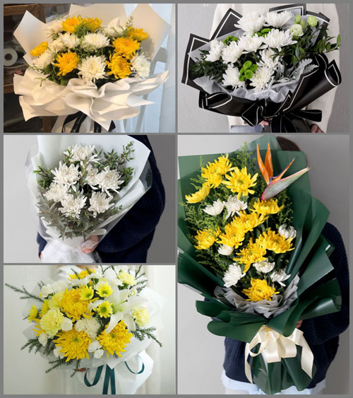 浙江省杭州余杭区崇贤街道龙旋村白事花束代送
